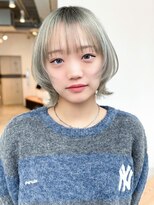 アルバム 池袋(ALBUM) カーキベージュニュアンスカラーくびレイヤー美髪_ba490361