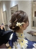 浴衣ヘア