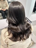 ステア ケース(stair case)&nbsp;艶々韓国レイヤーカットブラウンカラートリートメント