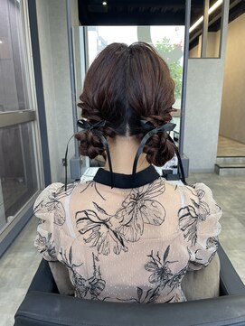 シエンゴールド(CIEN gold) ツインおだんごヘアアレンジ☆