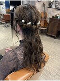 【ヘアセット】ハーフアップ