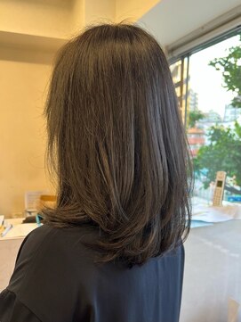 アントワープトーキョー(antwerp TOKYO) 40代50代ブローワンカールで作る大人レイヤー髪質改善根元パーマ