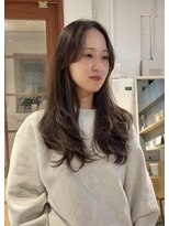 コフィー バイ メルト 吉祥寺(cofy by melt)&nbsp;【中澤彩乃】ロングレイヤーカット韓国風ヘアマロンブラウン