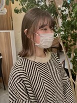 ビュートリアム ギンザ(BEAUTRIUM)&nbsp;ちらっと映えるインナーカラー＊顔周りレイヤー＊顔周り