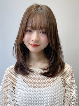 エトラ 渋谷店(etora) 小顔 フェミニンロング メルティーカラー 似合わせカット"