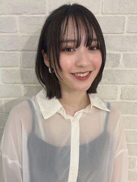 リコバイアフロート(riko by afloat) レイヤーカット/切りっぱなし/縮毛矯正/韓国[stylist竹田]