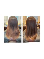 リボーン ヘアーアンドリラックス RE BORN hair&relax 髪質改善カラートリートメント