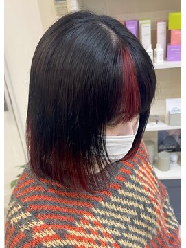 ベルバイグレイス(BELLE by grace) グラデーションカラー(レッド×ブラック)