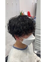 オーシャントーキョー 仙台(OCEAN TOKYO)&nbsp;波巻きツイストスパイラルマッシュ刈り上げメンズパーマ