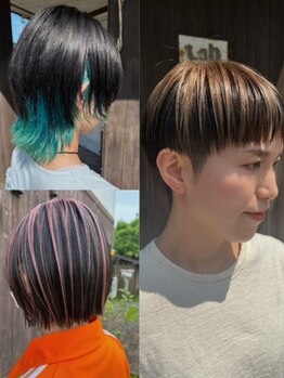 ラヴ(Lab)の写真/インナーカラー、ハイライト等のデザインカラーはお任せください！トレンドを組み込んだ最旬スタイルに♪