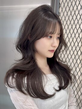 ロンドウル 熊本(Lond ulu) 韓国ヘア/ブリーチなし/顔周りカット/レイヤーカット/