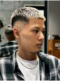 MEN'S/ハイトーン×クロップ×フェード/短髪/男髪