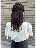 ヘアセット/ハーフアップ/結婚式[札幌美容室LINDA]