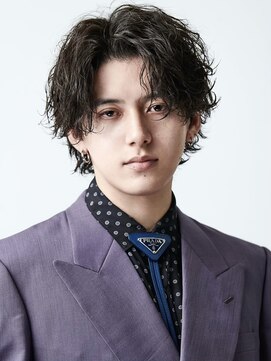 ネクスト 渋谷(NEXT) MEN’S HAIR/ブルーブラック/フェザーパーマ/渋谷ア