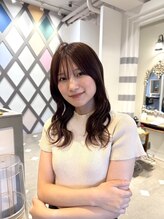 エシェル 平塚店(echelle) シアーバング/くびれミディ/ダークブラウン/平塚