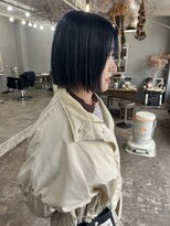 シーク(seek)&nbsp;【seek菜月】navy mini bob【長野 松本】