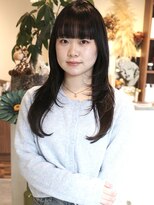 ウィム(wim)&nbsp;" ロングレイヤー "/ハッシュカット/レイヤーカット/顔周り