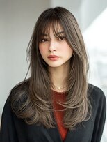 ダル 渋谷/表参道(DAL.)&nbsp;レイヤーカット髪質改善カラーブリーチなしダブルカラー韓国