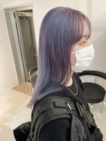  fit stand 千葉/ショートボブ/カット/パーマ/ダブルカラー/トリートメント/縮毛矯正&nbsp;イメチェン/ピンクベージュ/アンブレラカラー[千葉]