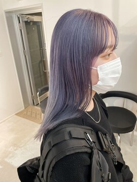  fit stand 千葉/ショートボブ/カット/パーマ/ダブルカラー/トリートメント/縮毛矯正 イメチェン/ピンクベージュ/アンブレラカラー[千葉]