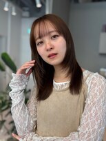 トリッカ シブヤ(TRICCA SHIBUYA)&nbsp;ミディアムレイヤー/シースルー/透明感/艶髪