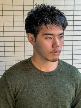 スウェル 押上店(Swell) MEN’S/リバースセンターパート/ニュアンスパーマ/錦糸町駅