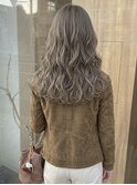 ロング×ウェーブ×ミルクティーベージュ3