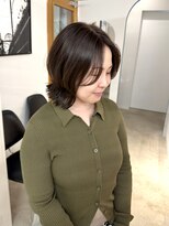 ミッシュバイアーバン(misch by urban.) 【mischハザマ】30代女子に人気◎大人可愛いウルフボブ