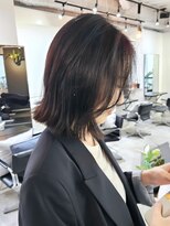 エイス 梅田 中津(Ace) 切りっぱなし フェイスレイヤー シアーグレージュカラー