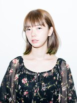 ヘア サロン イエロー(hair salon YELLOW)&nbsp;『YELLOW』裾カラーボブ