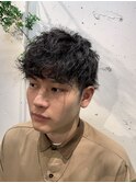 【MITSU】ツイストパーマ×ショートレイヤー×ツーブロック