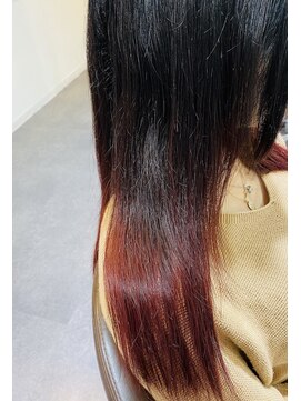 ベルサ ヘアー(BELSA HAIR) グラデーションカラーレッド