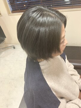 ヘアーサロン デペント(HAIR SALON Depend) ブリーチonカラー　グレーパール