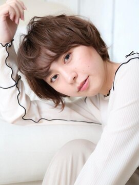 ネオリーブシェリエ 浅草店(Neolive cherie) パーマ風ショートボブ