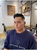 ポンパドール×ツーブロック  担当西村