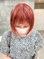 トゥコ(tuco)&nbsp;ミニボブ　フェイスレイヤー　オレンジピンク　ピンクベージュ