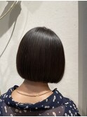 縮毛矯正×艶髪ナチュラルボブ♪前下がりボブ