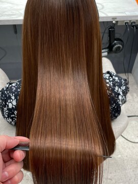 ノイズ オオサカ(NOISM) 【髪質改善】高濃度水素カラー　姫カット