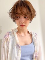 チェレ ロッソ 金剛店(Chere rosso)&nbsp;大人可愛いラウンドマッシュ/カジュアルパーマ/オレンジブラウン