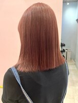 ゲーム バイ アランスミシー 横浜(GAME by Alan Smithee)&nbsp;ダブルカラーピンクベージュケアブリーチハイトーン髪質改善