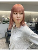 ソル オモテサンドウ 表参道 青山(SOL . OMOTESANDO)&nbsp;ダブルカラーピンクベージュベージュカラーケアブリーチレイヤー