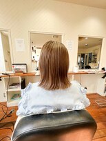 ヘアサロン マコ(Hair Salon maco) ナチュラルハイトーンボブ