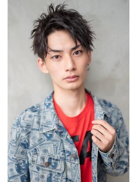 エフエム 渋谷(FM) 無造作束感ショート/モテるメンズスパイキーショート/刈り上げ