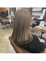 グラ デザイン アンド ヘアー 天王寺店(GRAS DESIGN & HAIR by HEADLIGHT)&nbsp;フェイスレイヤー×透明感ベージュ