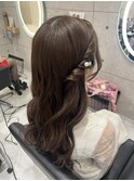 ねじりハーフツイン/心斎橋ヘアセット