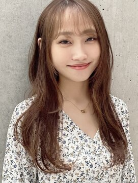 ザザ シンジュク(ZA/ZA shinjuku) シースルーバング/ゆるウェーブ