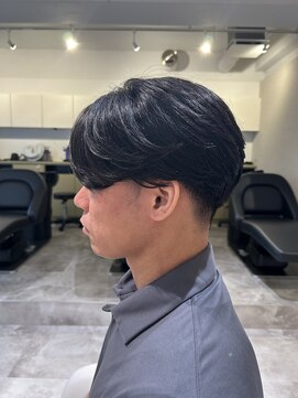ソイクフ 四条大宮店(SOY-KUFU) 【soy-kufu】MEN'S HAIRアッシュブラックカルマパーマ