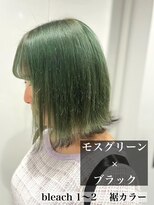 ヘアークリアー せんげん台&nbsp;個性派大人の外ハネショートボブ 韓国◎ ブリーチ ダブルカラー