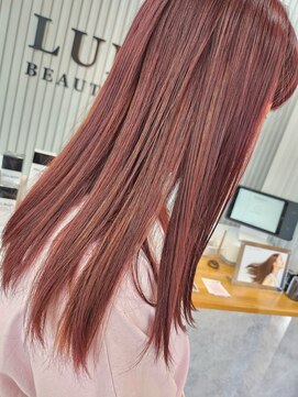 ルノン リー(LUNON:re) ブリーチなしWカラー×暖色系colorStyle☆