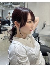 《顔まわりカットで差をつける》 あかね